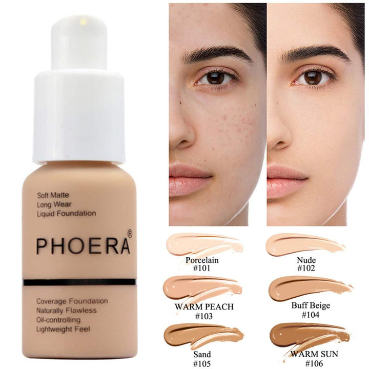 Explosive Oil Control Natural Color Matte Concealer Foundation Cream